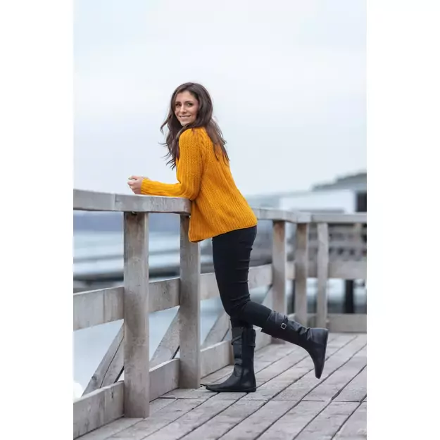 ZAQQ barefoot ilgaauliai batai ATTRAQT juoda 4