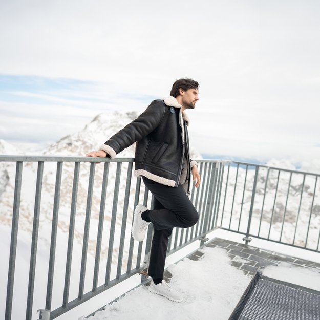 Barefoot Sneakers Barebarics Zing Frost - Light Grey & White 42 dydis greitas pristatymas 8