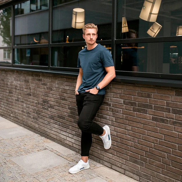 Skinners barefoot kedai OLDSCHOOLER II – balta/mėlyna