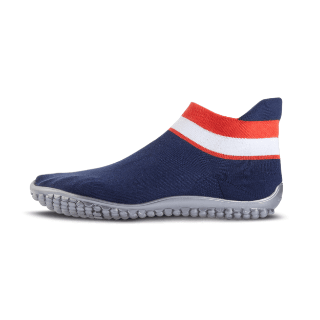 LEGUANO barefoot batai-kojinės Sneaker mėlyna/raudona