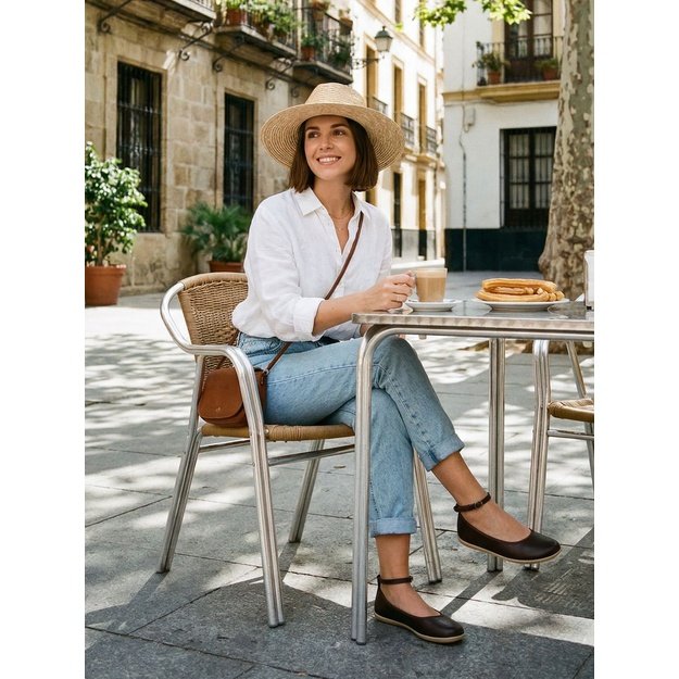 Ballet Flats Be Lenka Florence - Dark Brown