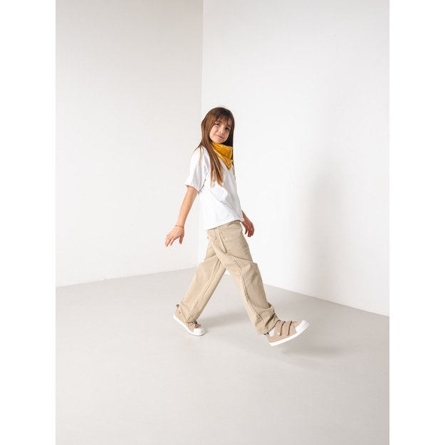Kids barefoot sneakers Be Lenka Canvi Kids - Light Brown