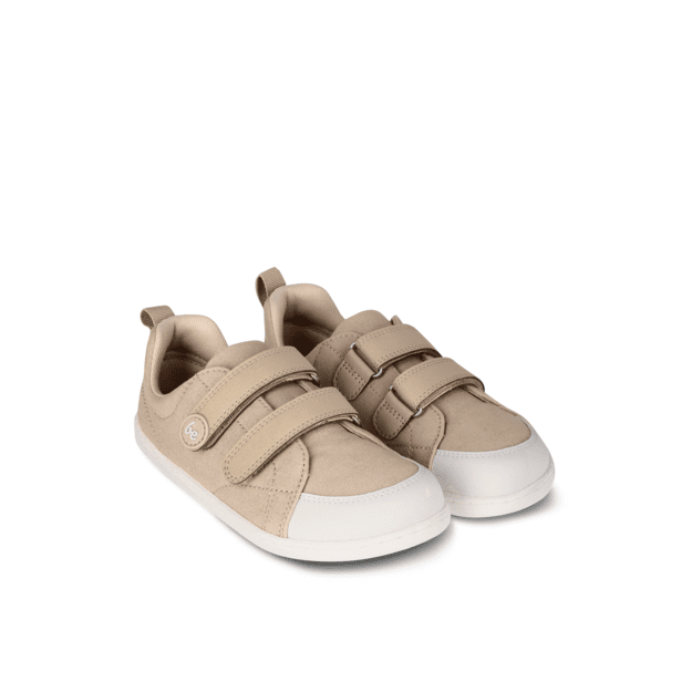 Kids barefoot sneakers Be Lenka Canvi Kids - Light Brown