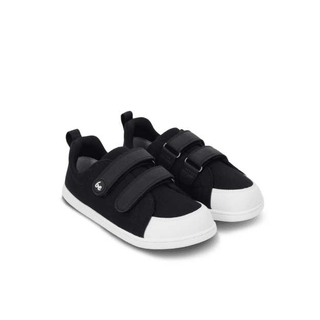 Kids barefoot sneakers Be Lenka Canvi Kids - Black & White