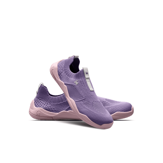 Kids Barefoot Slip-on Shoes Be Lenka Luppo Junior - Lilac & Pink
