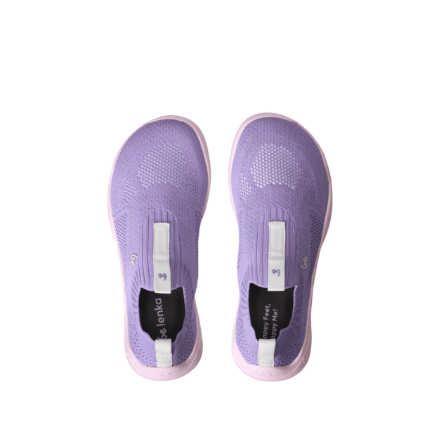 Kids Barefoot Slip-on Shoes Be Lenka Luppo Junior - Lilac & Pink