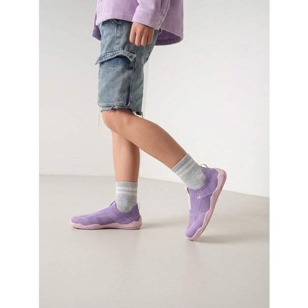 Kids Barefoot Slip-on Shoes Be Lenka Luppo Junior - Lilac & Pink