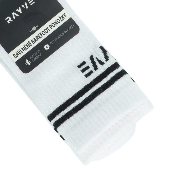 RAYVE BAREFOOT BAVLNĚN&Eacute; PONOŽKY B&iacute;l&eacute;