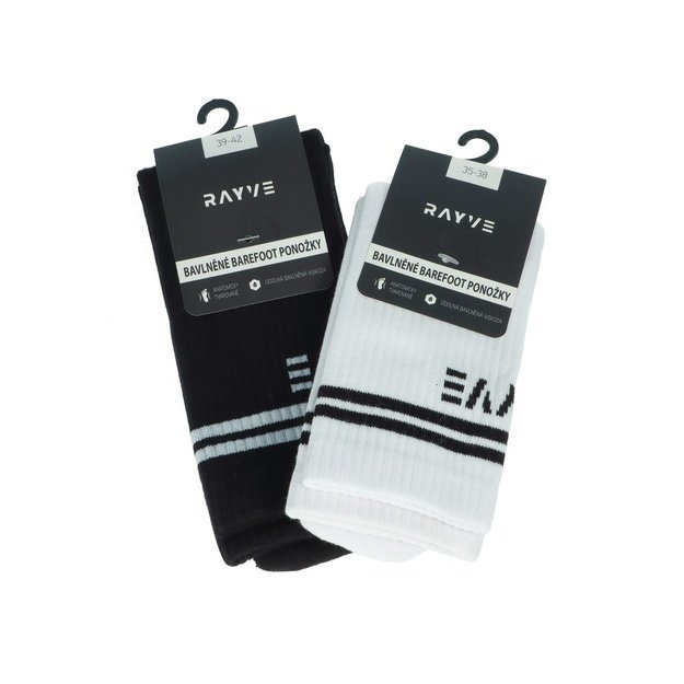 RAYVE BAREFOOT BAVLNĚN&Eacute; PONOŽKY B&iacute;l&eacute;