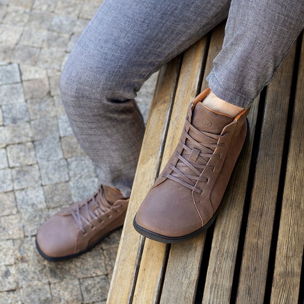 Skinners barefoot batai Moonwalker High Top Black