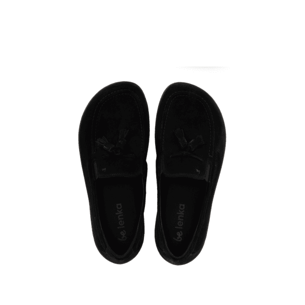 Barefoot Moccasins Be Lenka Portsiders - All Black