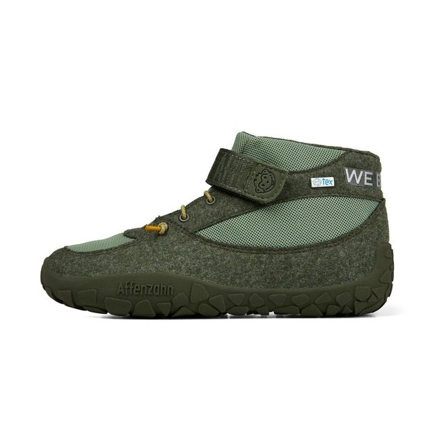 Affenzahn Mid Boot Wool Dreamer Forest green 