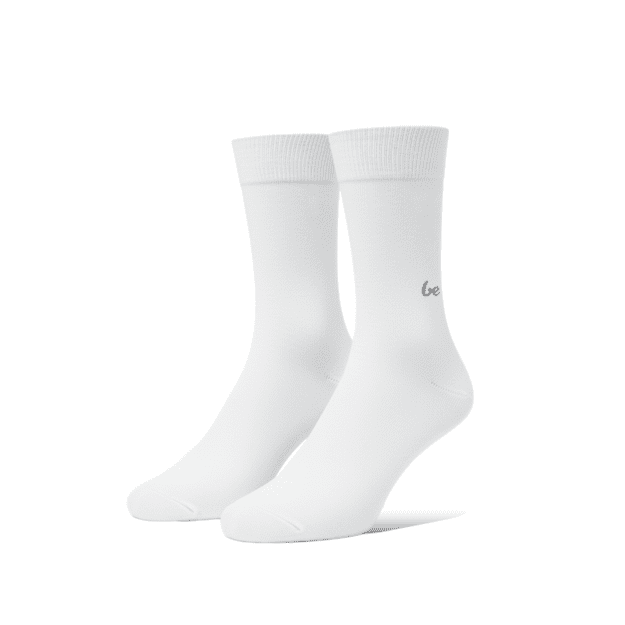 Barefoot Socks - Crew - Essentials &ndash; White