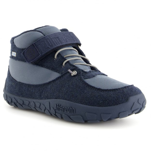 Affenzahn Mid Boot Wool Dreamer blue