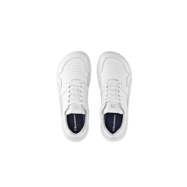 Barefoot Sneakers Barebarics Zing - All White - Leather