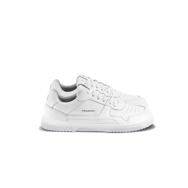 Barefoot Sneakers Barebarics Zing - All White - Leather