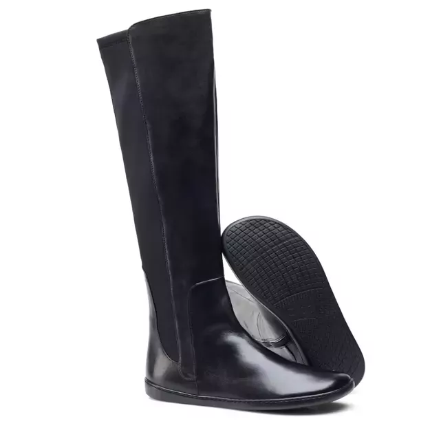 ZAQQ barefoot ilgaauliai batai QATCH Winter juoda 1