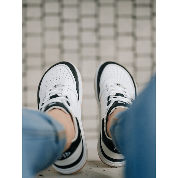 Barefoot Sneakers Barebarics Wave - White & Black