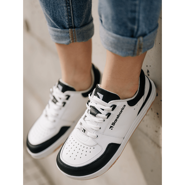 Barefoot Sneakers Barebarics Wave - White & Black