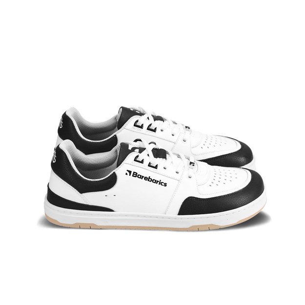 Barefoot Sneakers Barebarics Wave - White & Black