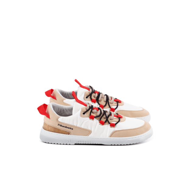 Barefoot Sneakers Barebarics - Revive - Beige & White