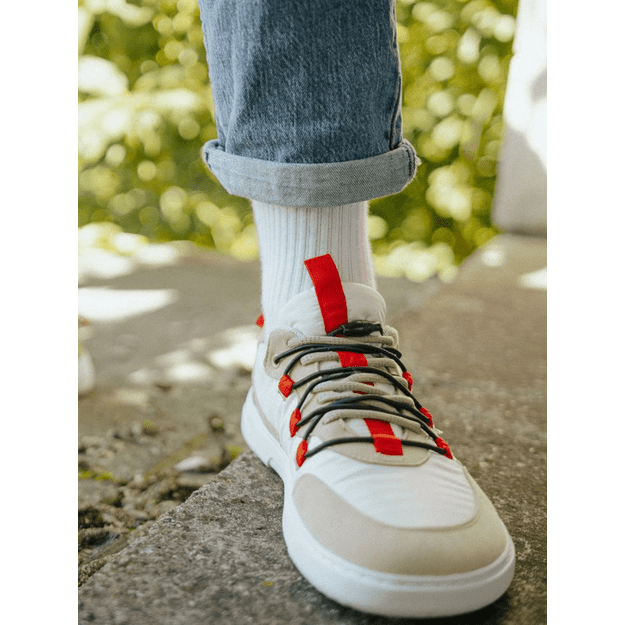 Barefoot Sneakers Barebarics - Revive - Beige & White