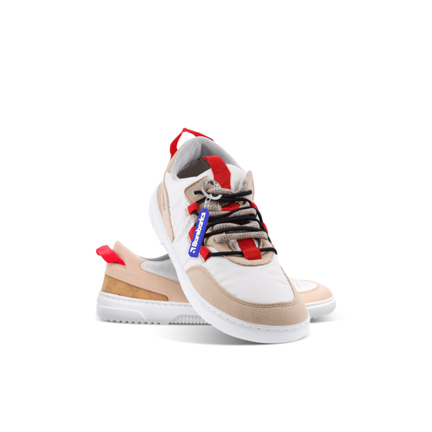 Barefoot Sneakers Barebarics - Revive - Beige & White