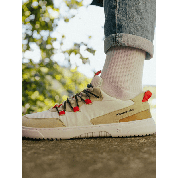 Barefoot Sneakers Barebarics - Revive - Beige & White
