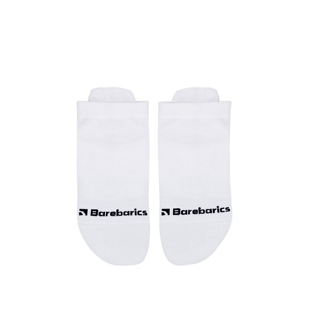 Barebarics Low-cut White barefoot kojinės