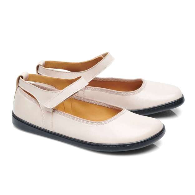 ZAQQ barefoot balerinos BANQET Nappa smėlio