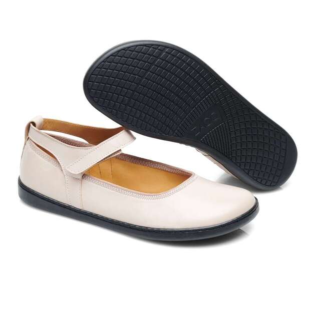 ZAQQ barefoot balerinos BANQET Nappa smėlio