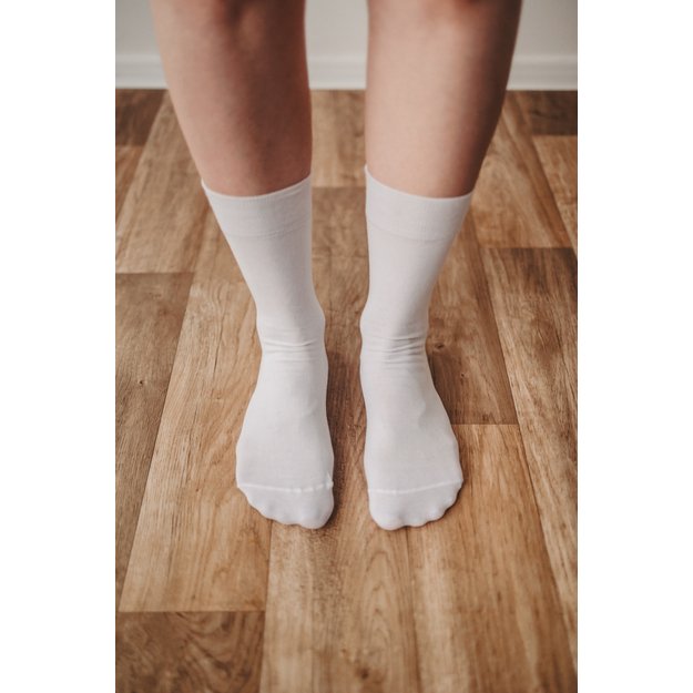 Barefoot Socks - Crew - Essentials - White