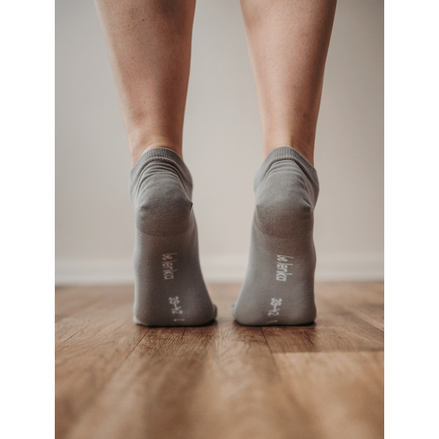 Barefoot kojinės - žemo kirpimo - Essentials - pilka