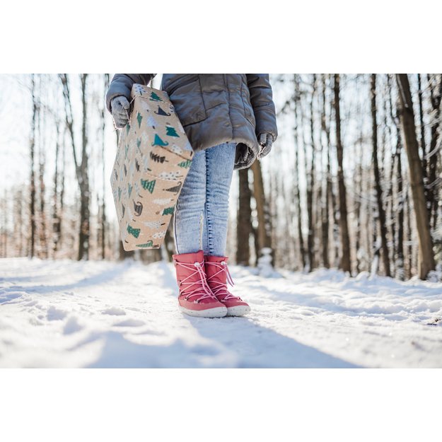 Winter Kids Barefoot Be Lenka Snowfox Kids 2.0 - Rose Pink