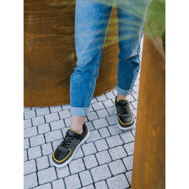 Barefoot Sneakers Barebarics Blend - Dark Grey & Black