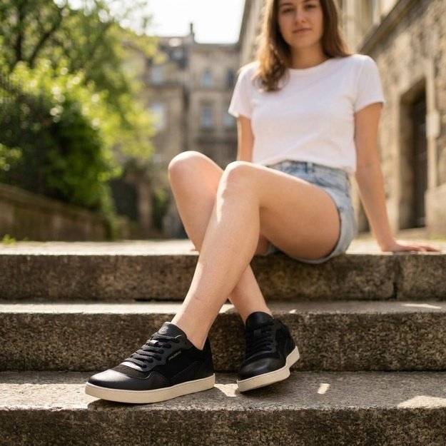 D&aacute;msk&eacute; Barefoot Tenisky GROUNDIES&reg; Nova Special Čern&aacute;/Krokod&yacute;l