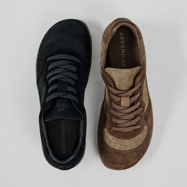 D&aacute;msk&eacute; Barefoot Tenisky GROUNDIES&reg; Nova GO1 Čern&eacute;