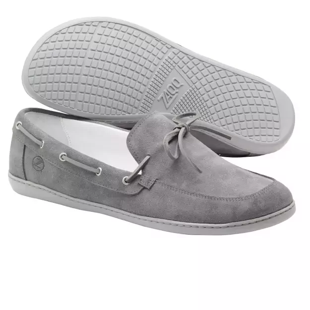 ZAQQ barefoot klasikiniai batai QEA Velours Grey