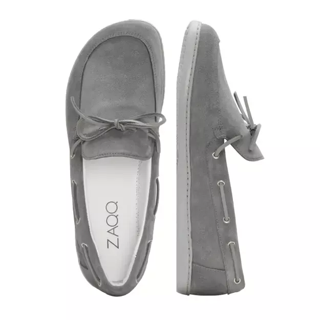 ZAQQ barefoot klasikiniai batai QEA Velours Grey