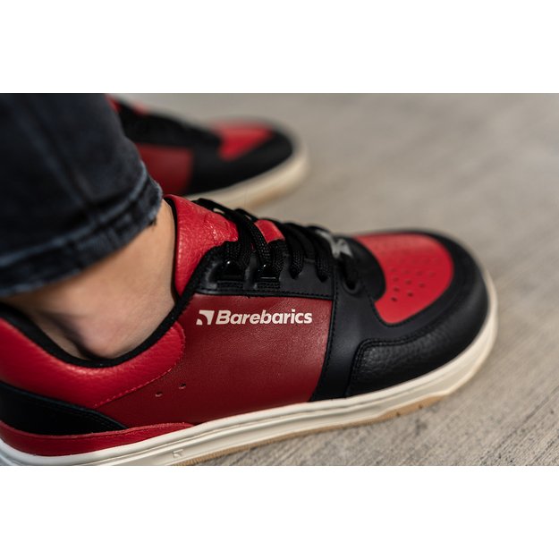 Barefoot Sneakers Barebarics Wave - Black & Red