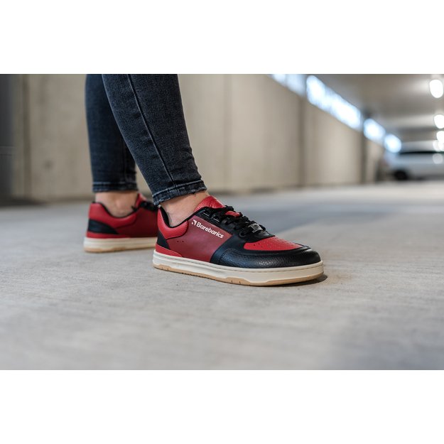 Barefoot Sneakers Barebarics Wave - Black & Red