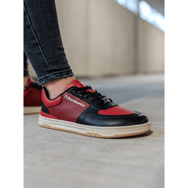 Barefoot Sneakers Barebarics Wave - Black & Red