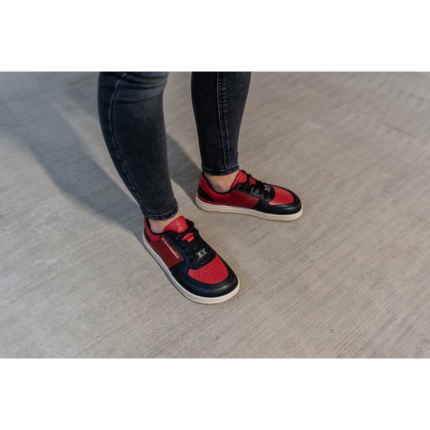 Barefoot Sneakers Barebarics Wave - Black & Red