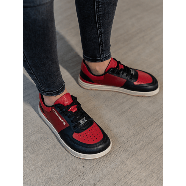 Barefoot Sneakers Barebarics Wave - Black & Red