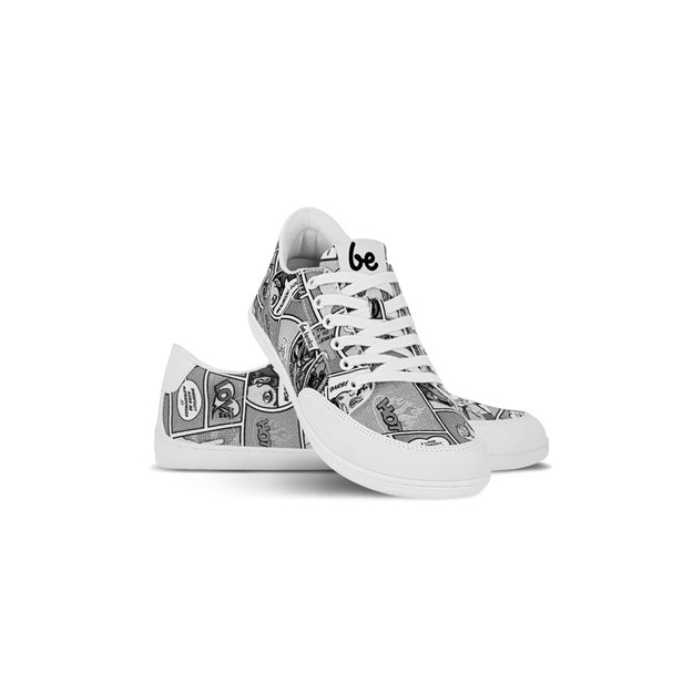 Barefoot Sneakers Be Lenka Rebound - Comics Black & White