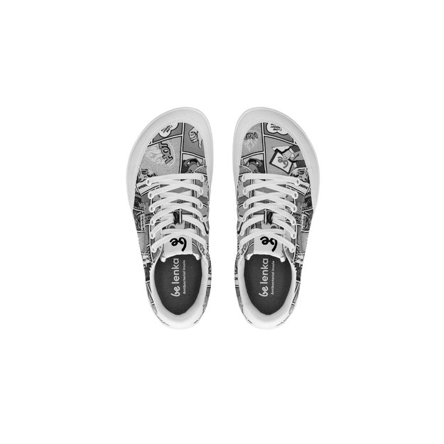 Barefoot Sneakers Be Lenka Rebound - Comics Black & White