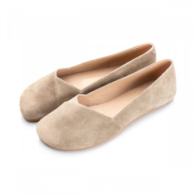 Shapen PEONY barefoot bateliai Beige Suede 38, 39, 40, 41, 42 dydžiai. Klaipėda 