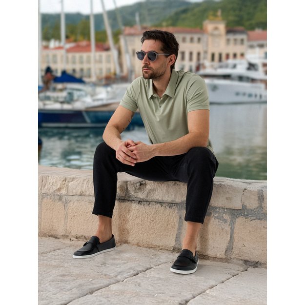 Barefoot Moccasins Be Lenka Amadeus - Black & White