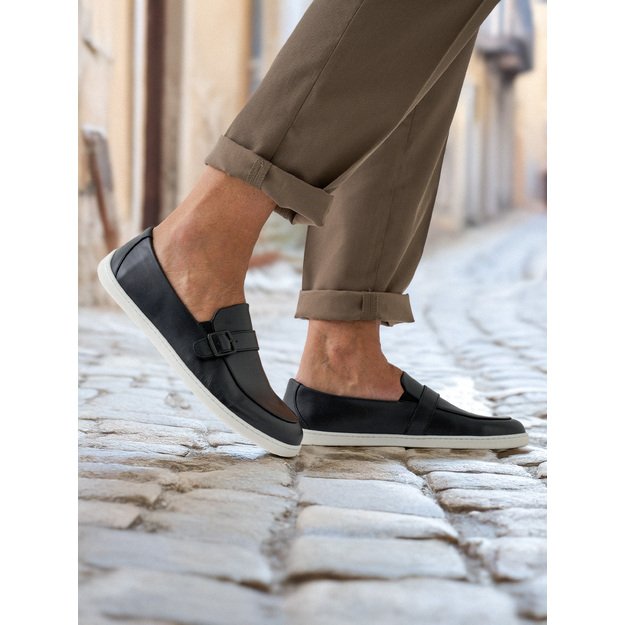 Barefoot Moccasins Be Lenka Amadeus - Black & White