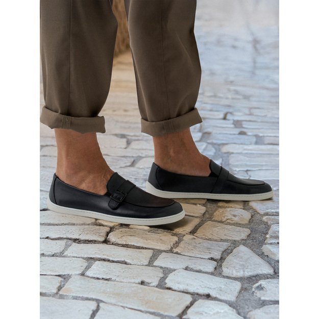 Barefoot Moccasins Be Lenka Amadeus - Black & White